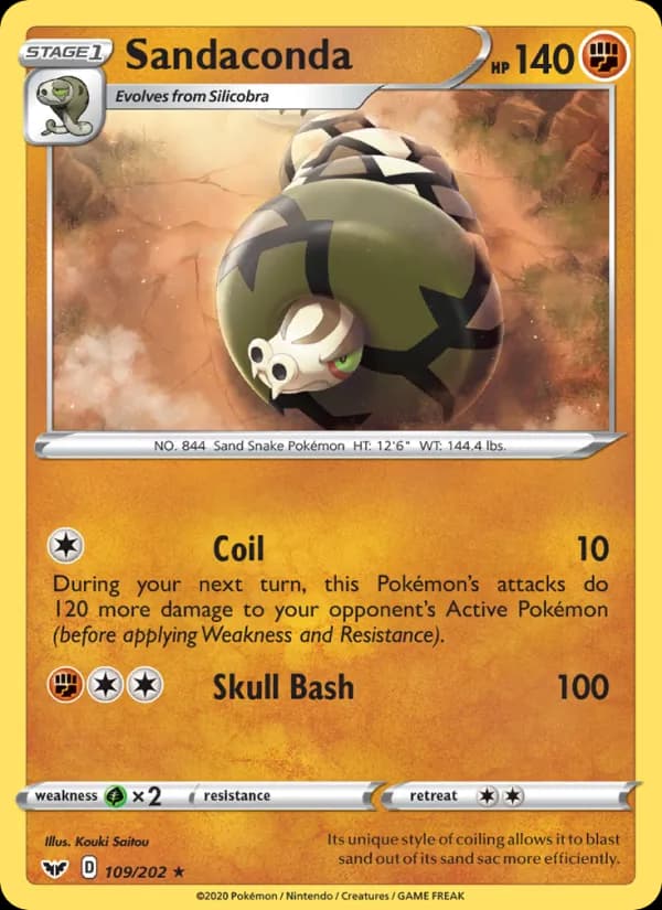 Sandaconda — Sword & Shield, Rare