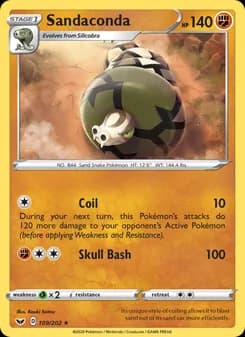 Sandaconda — Sword & Shield — Rare