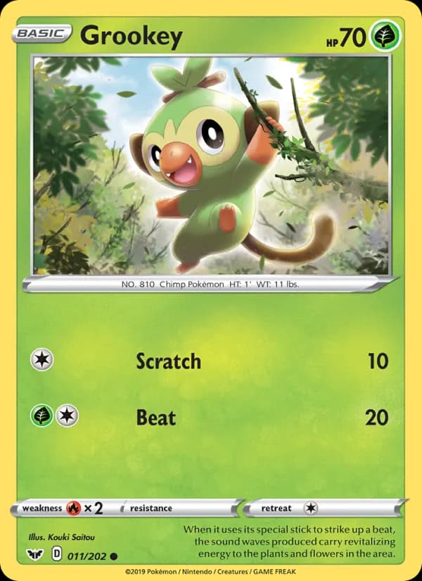 Grookey — Sword & Shield, Common