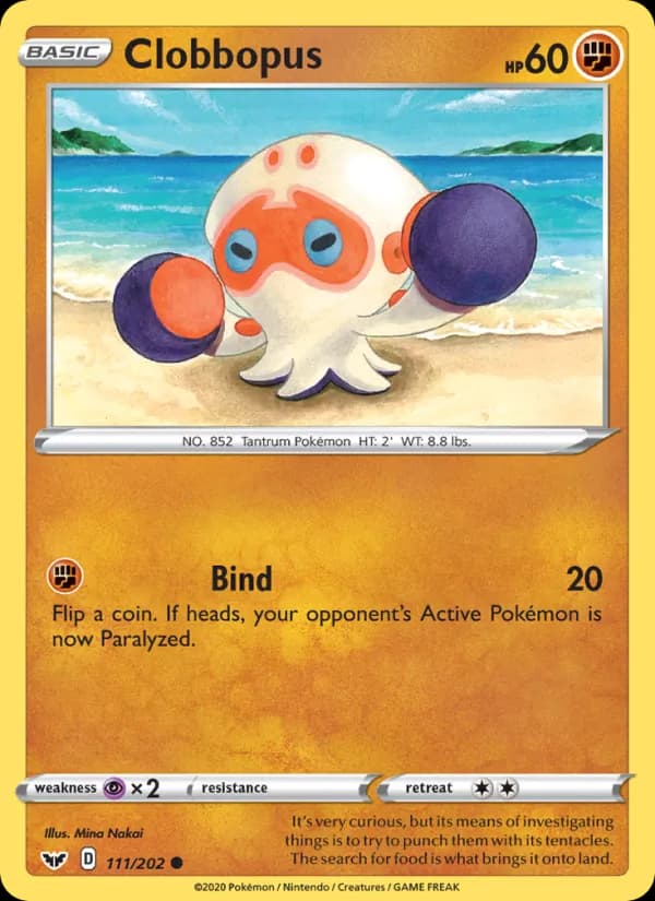 Clobbopus — Sword & Shield, Common
