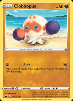 Clobbopus — Sword & Shield — Common