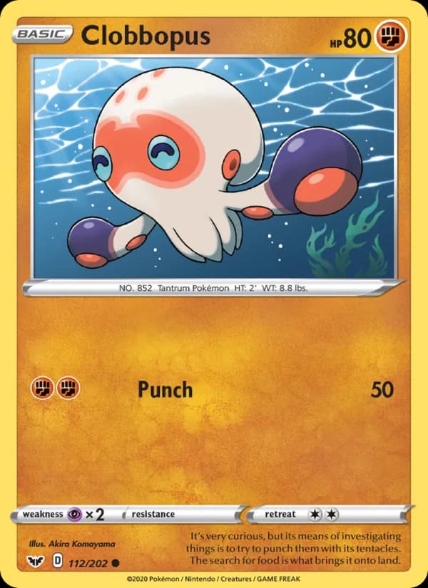 Clobbopus — Sword & Shield, Common
