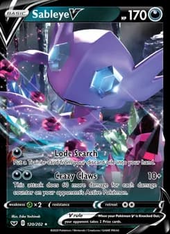 Sableye V — Sword & Shield — Holo Rare V