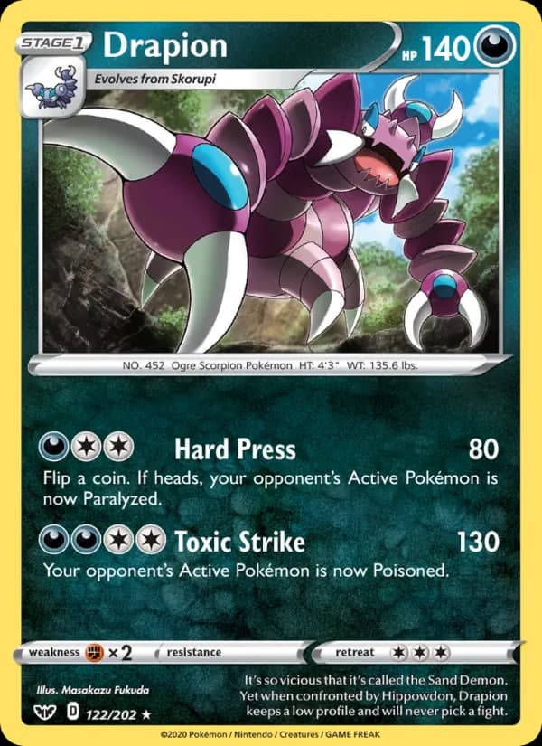 Drapion — Sword & Shield, Rare