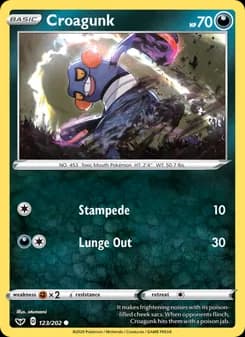 Croagunk — Sword & Shield — Common