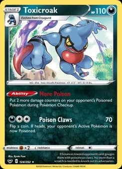 Toxicroak — Sword & Shield — Holo Rare