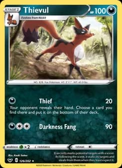 Thievul — Sword & Shield — Rare