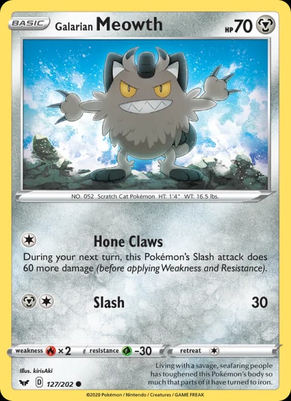 Galarian Meowth — Sword & Shield, Common
