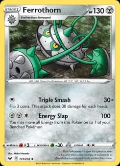 Ferrothorn — Sword & Shield — Uncommon