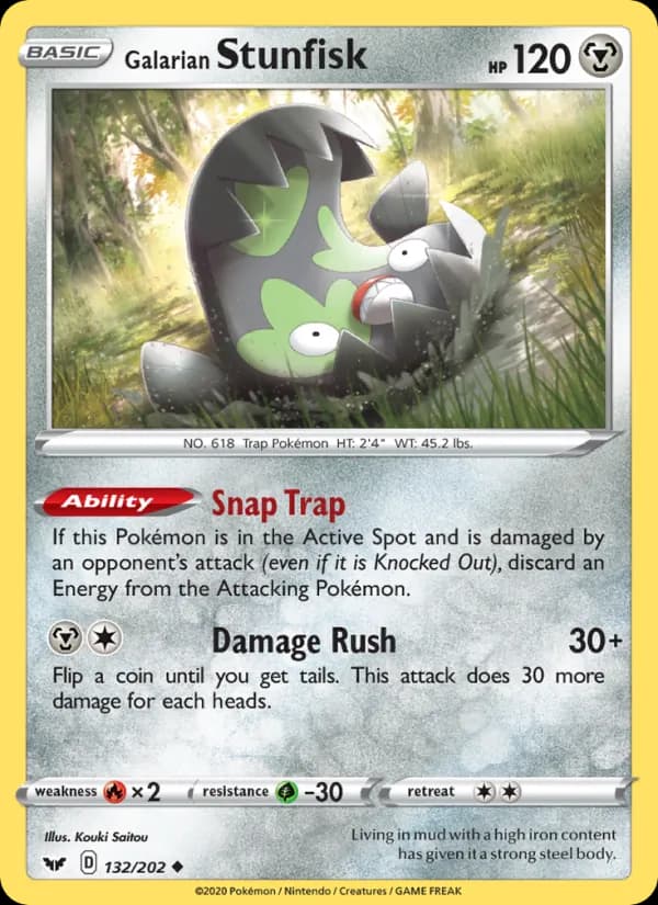 Galarian Stunfisk — Sword & Shield, Uncommon