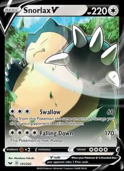 Snorlax V — Sword & Shield — Holo Rare V