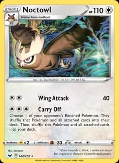 Noctowl — Sword & Shield — Rare