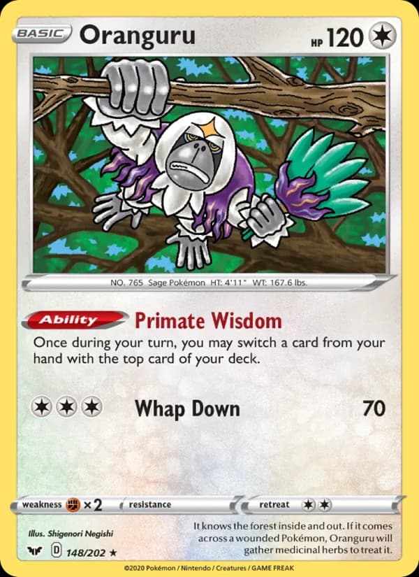 Oranguru — Sword & Shield, Holo Rare