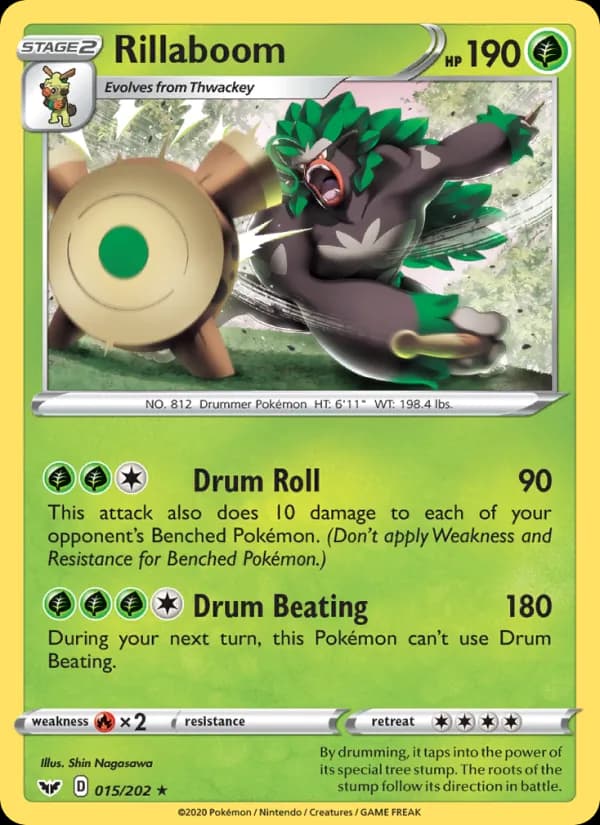 Rillaboom — Sword & Shield, Rare