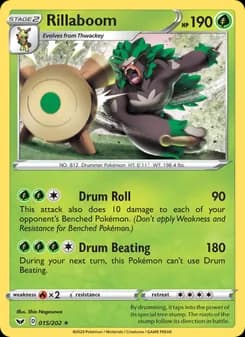 Rillaboom — Sword & Shield — Rare