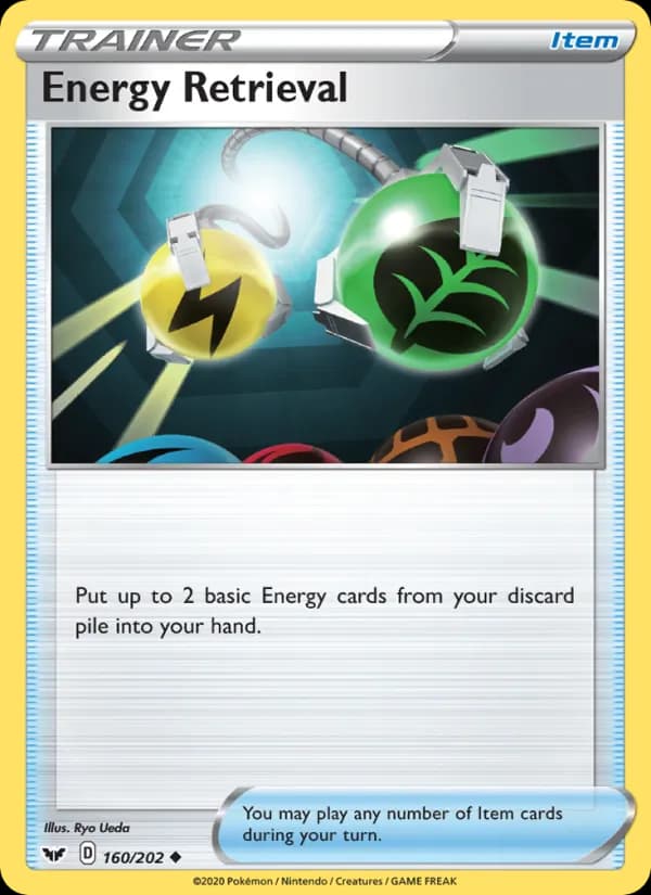 Energy Retrieval — Sword & Shield, Uncommon