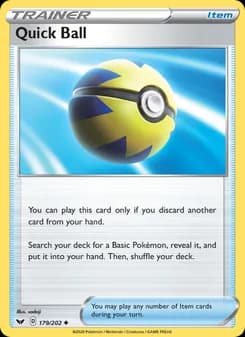 Quick Ball — Sword & Shield — Uncommon