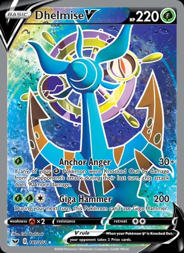 Dhelmise V — Sword & Shield, Ultra Rare