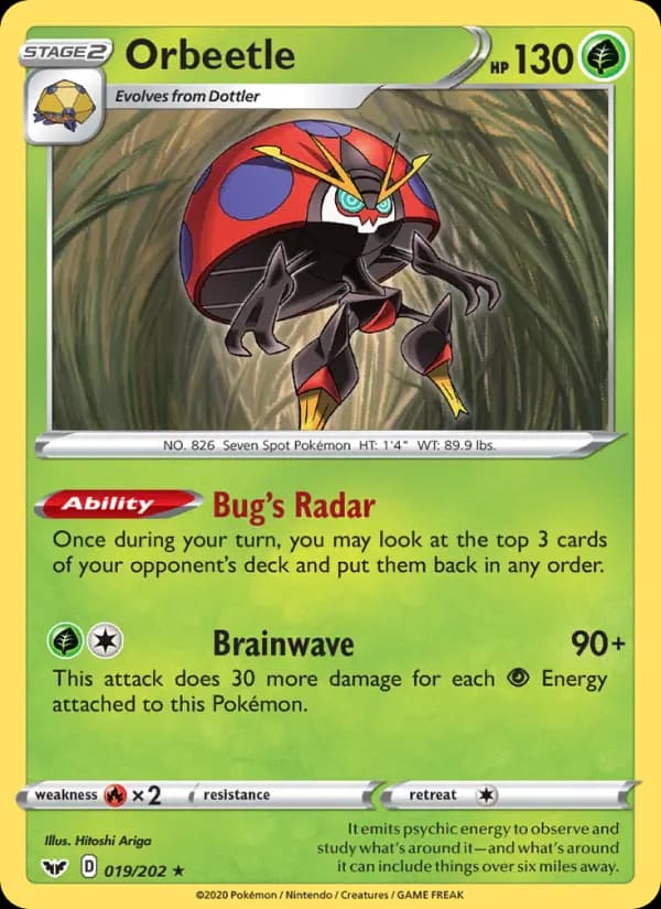Orbeetle — Sword & Shield, Rare