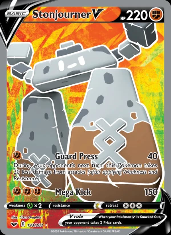 Stonjourner V — Sword & Shield, Ultra Rare