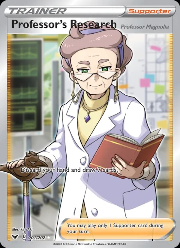 Professor's Research (Professor Magnolia) — Sword & Shield, Ultra Rare