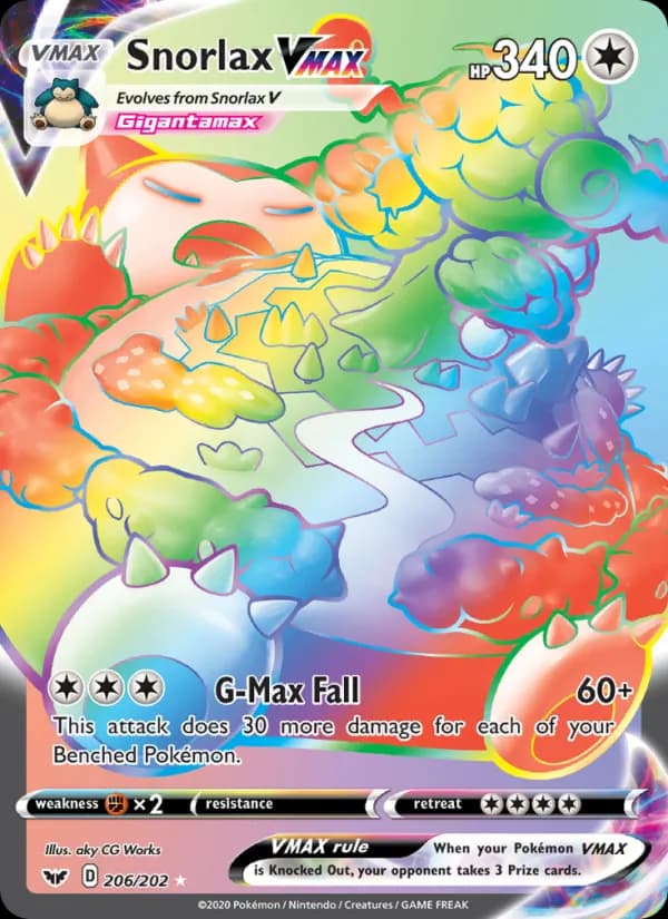 Snorlax VMAX — Sword & Shield, Secret Rare