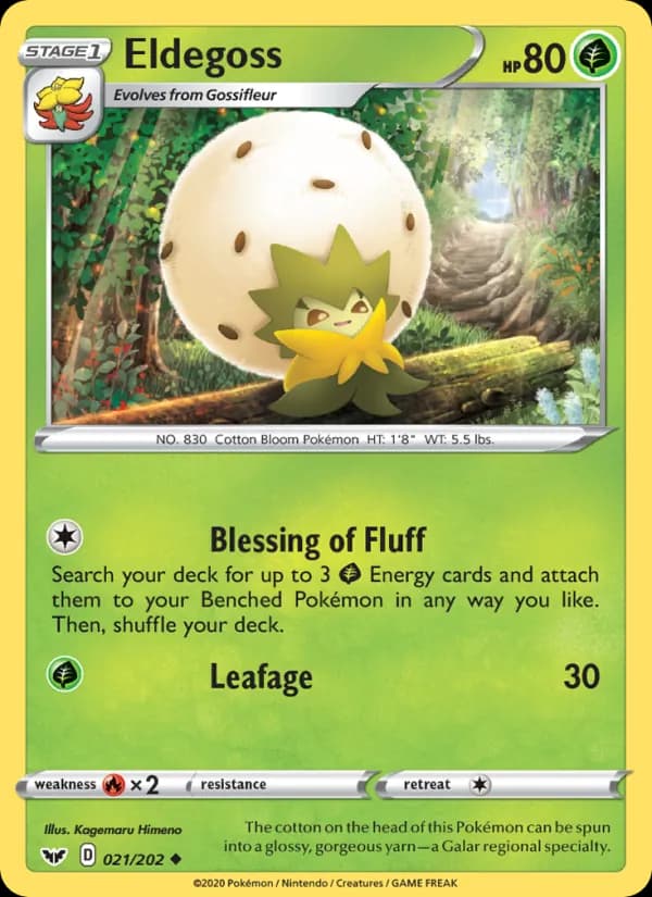 Eldegoss — Sword & Shield, Uncommon