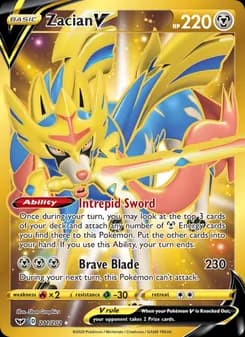 Zacian V — Sword & Shield — Secret Rare