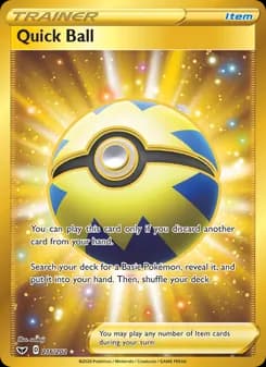 Quick Ball — Sword & Shield — Secret Rare