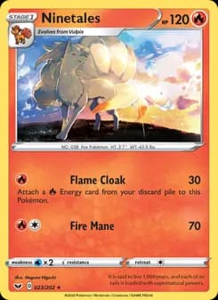 Ninetales — Sword & Shield — Rare