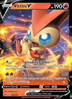 Victini V — Sword & Shield — Holo Rare V