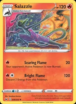 Salazzle — Sword & Shield — Uncommon