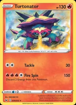 Turtonator — Sword & Shield — Rare