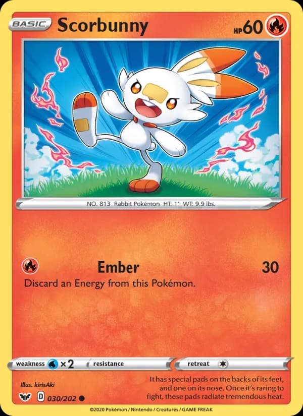 Scorbunny — Sword & Shield, Common