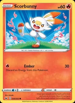 Scorbunny — Sword & Shield — Common