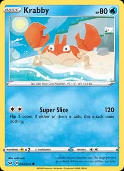 Krabby — Sword & Shield — Common