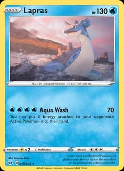 Lapras — Sword & Shield — Rare