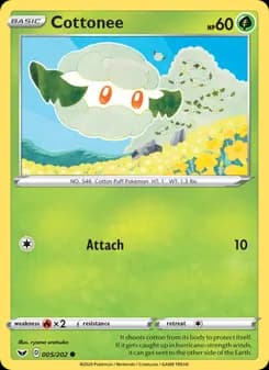 Cottonee — Sword & Shield — Common