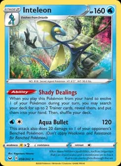 Inteleon — Sword & Shield — Holo Rare