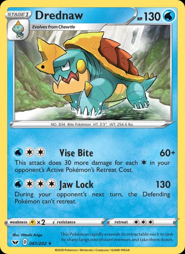 Drednaw — Sword & Shield, Rare