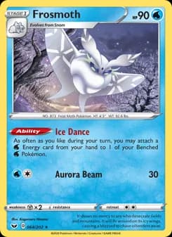 Frosmoth — Sword & Shield — Holo Rare