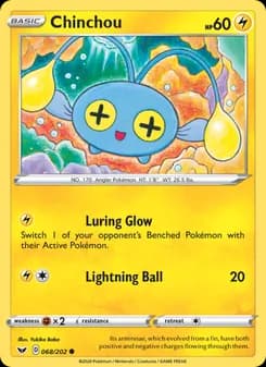 Chinchou — Sword & Shield — Common