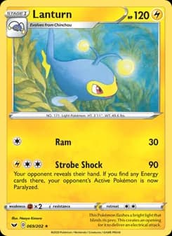 Lanturn — Sword & Shield — Rare