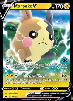 Morpeko V — Sword & Shield — Holo Rare V