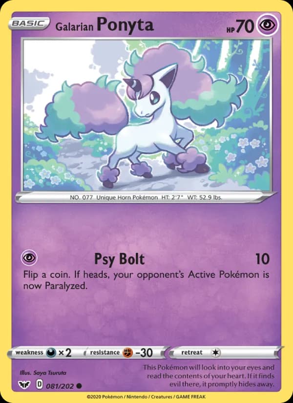 Galarian Ponyta — Sword & Shield, Common
