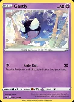 Gastly — Sword & Shield — Common