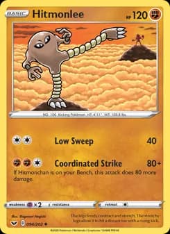 Hitmonlee — Sword & Shield — Uncommon