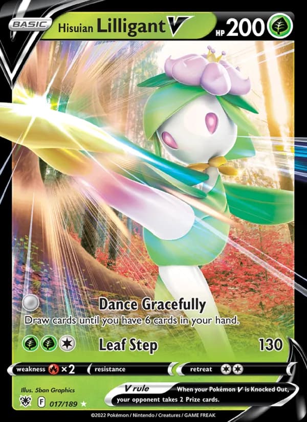 Hisuian Lilligant V — Astral Radiance, Holo Rare V
