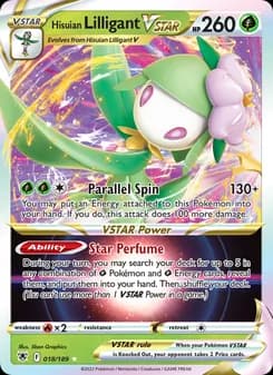 Hisuian Lilligant VSTAR — Astral Radiance — Holo Rare VSTAR