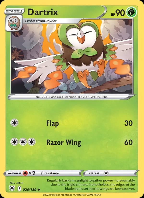 Dartrix — Astral Radiance, Uncommon